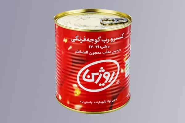 تصویر 2 از خرید و قیمت رب گوجه فرنگی روژین + فروش عمده